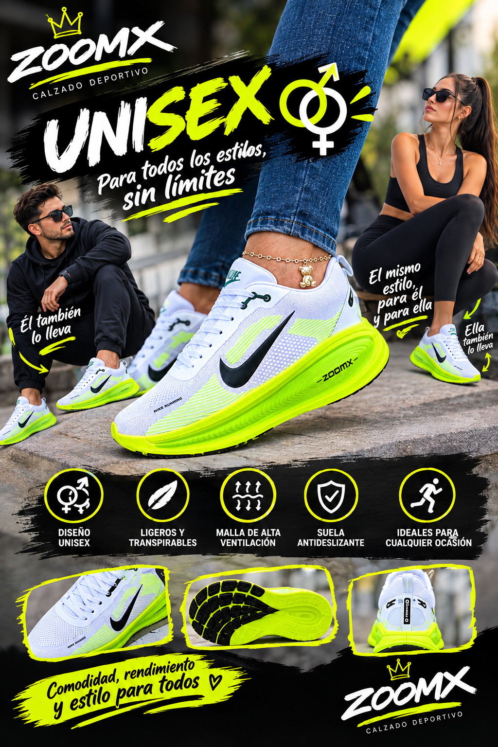 🔥 Tenis Nike Vomero Plus 18 Unisex 👟 Calidad AAA Súper Cómodos ✨