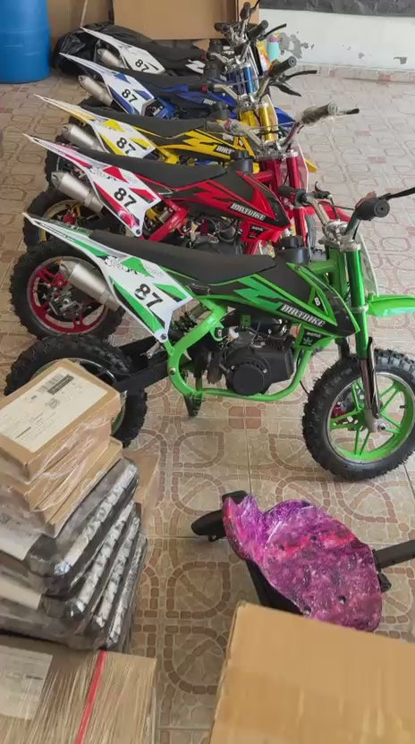 🏍️ Mini Moto Cross 50cc Automática | ¡Aventura sobre Ruedas!