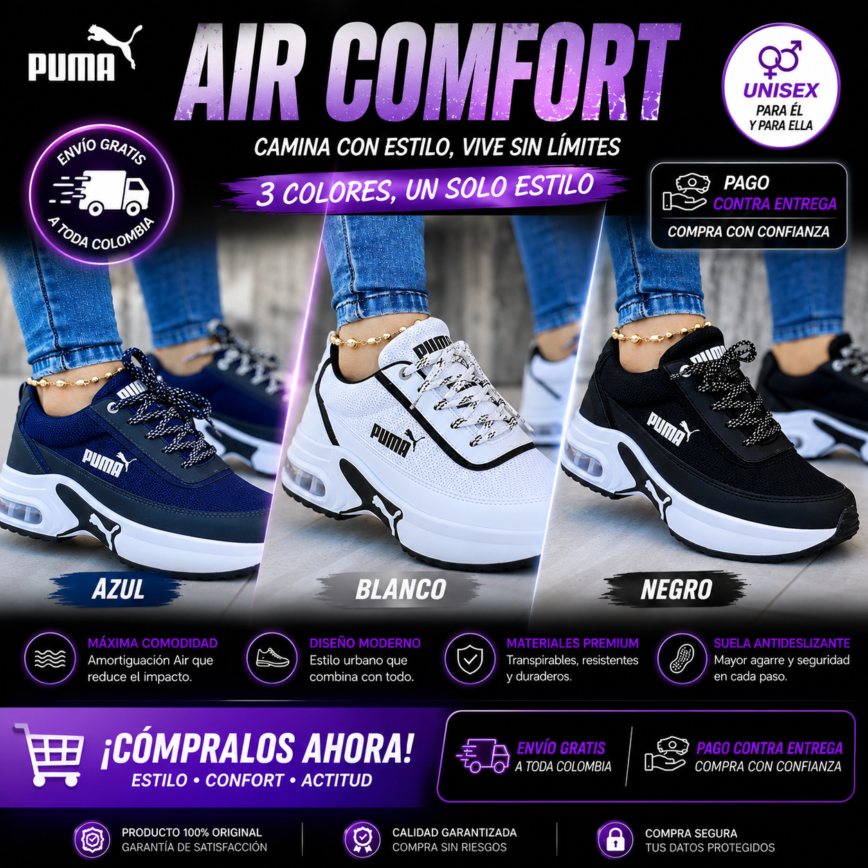 👟✨ Tenis Puma Válvula – Estilo y Comodidad en Cada Paso 🔥🎯